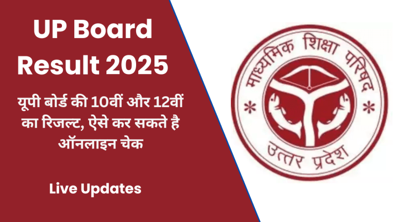UP Board Result 2025: उत्तर प्रदेश बोर्ड रिजल्ट 2025 लाइव अपडेट